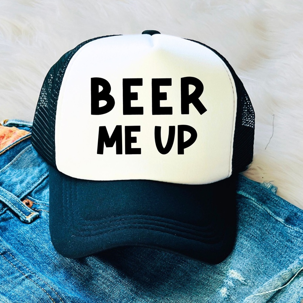 BEER ME UP trucker hat
